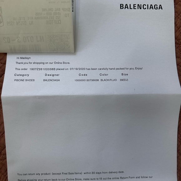 Balenciaga slides. Size 39 - Picture 5 of 6